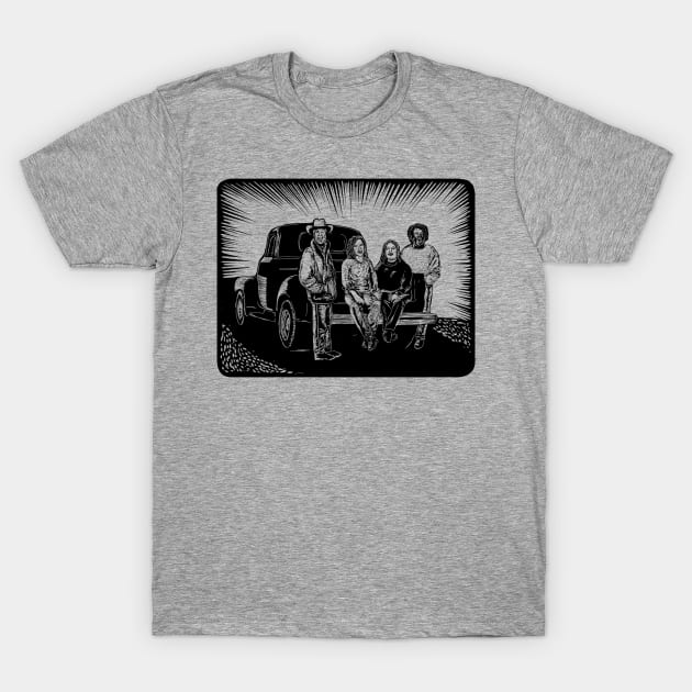 Mixed Quartet tailgate singing! T-Shirt by CarynsCreations